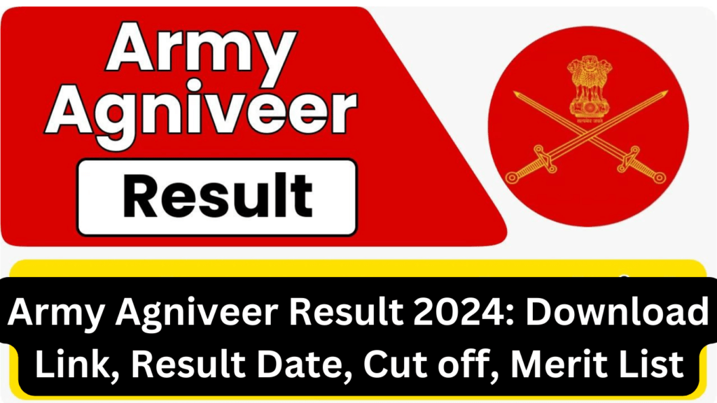 Army Agniveer Result 2024 Download Link, Result Date, Cut off, Merit List