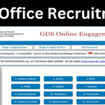 Post Office Recruitment 2024 Notification PDF MTS Postman Assistant Vacancy Apply online Last date @indiapost.gov.in