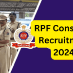 RPF Constable Recruitment 2024 Apply Online