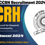CCRH Recruitment 2024