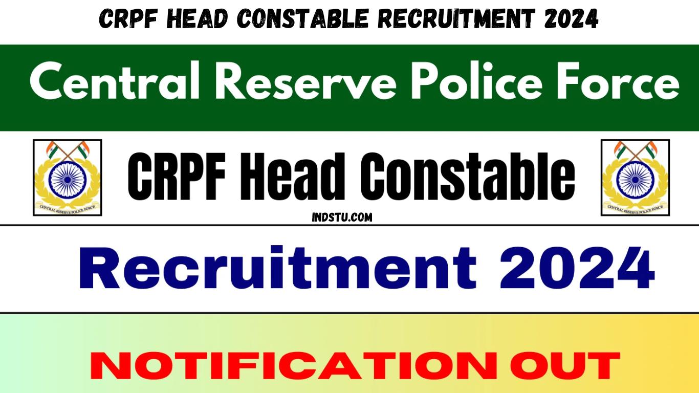 CRPF Head Constable Recruitment 2024