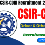 CSIR-CDRI Recruitment 2024