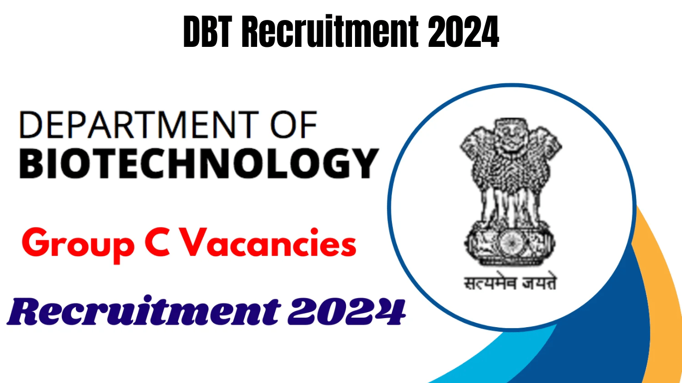 DBT Recruitment 2024