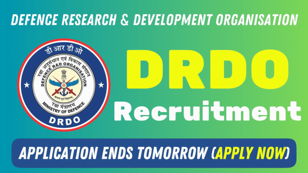 DRDO Vacancy 2024 Application Ends Tomorrow, Check Important Details Now