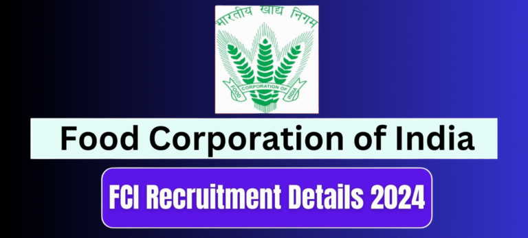 FCI Recruitment 2024