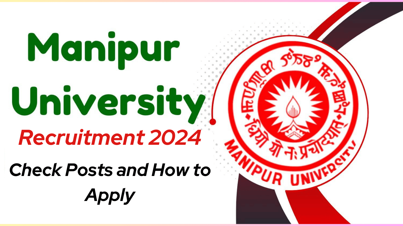 Manipur University Recruitment 2024