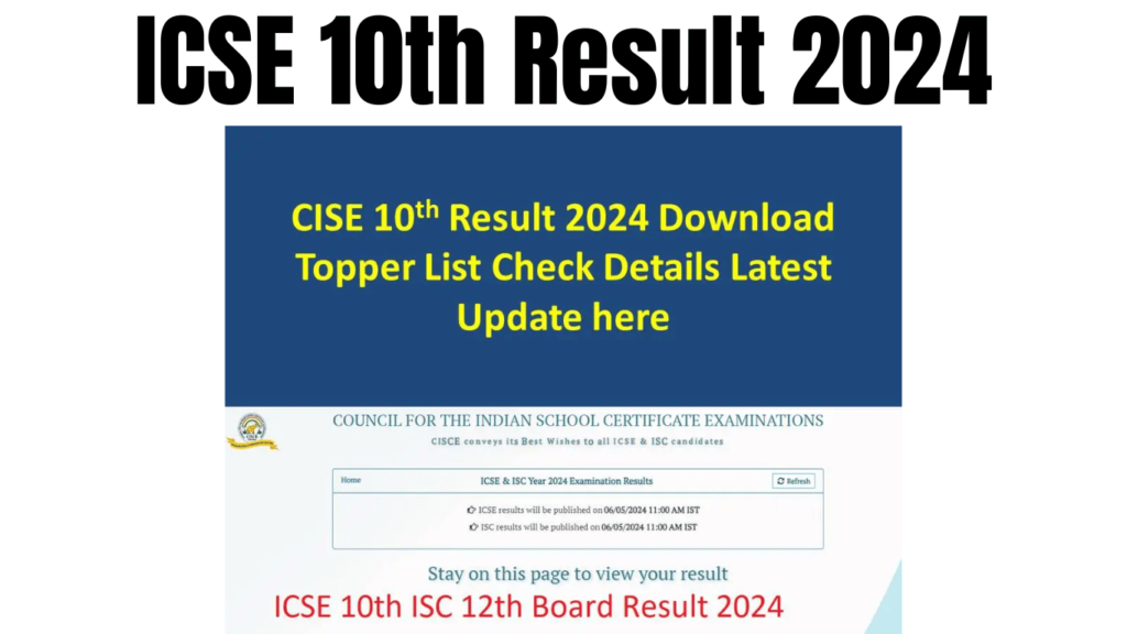 ICSE 10th Result 2024