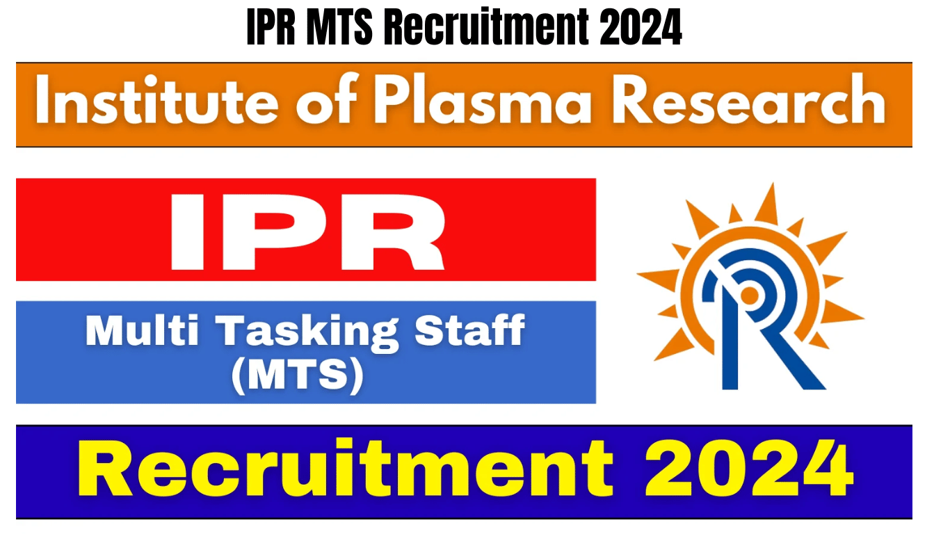 IPR MTS Recruitment 2024