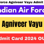 Indian Airforce Agniveer Vayu Admit Card 2024