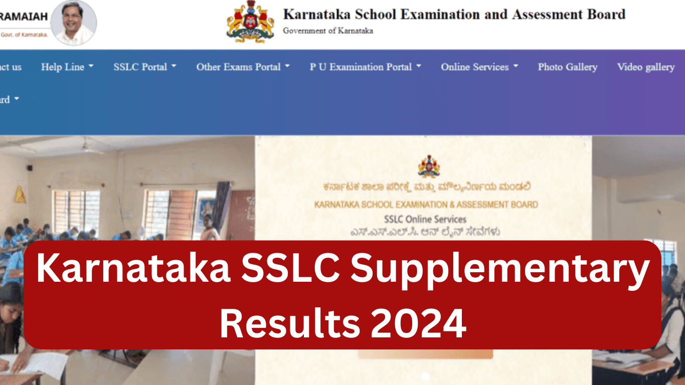 Karnataka SSLC Supplementary Results 2024