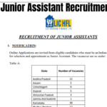 LIC HFL Junior Assistant Recruitment 2024