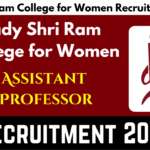 Lady Shri Ram College for Women Recruitment 2024