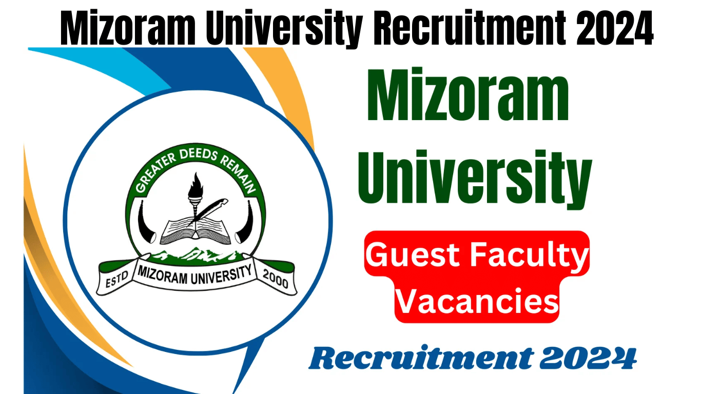 Mizoram University Recruitment 2024