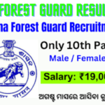 OSSSC Forest Guard Result 2024