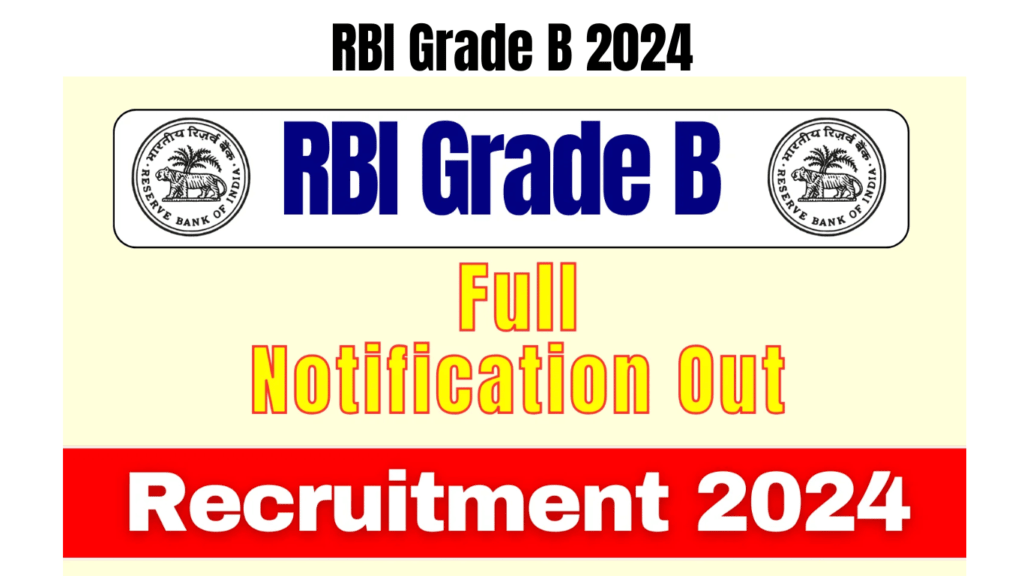 RBI Grade B 2024 Notification for 94 Posts Live, Apply Online, Best way for you