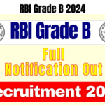 RBI Grade B 2024 Notification for 94 Posts Live, Apply Online, Best way for you