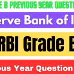 RBI Grade B Previous Year Question Paper
