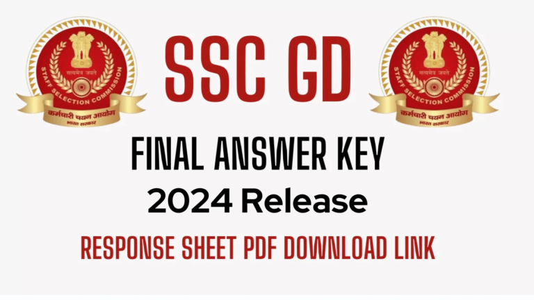 SSC GD Final Answer Key 2024