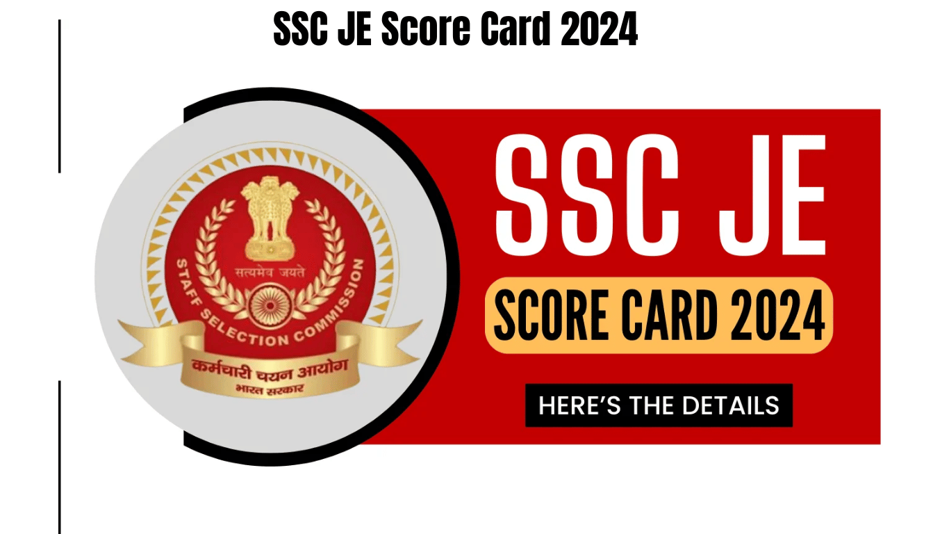 SSC JE Score Card 2024