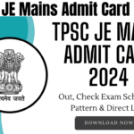 TPSC JE Mains Admit Card 2024