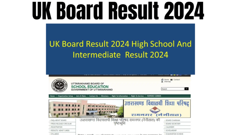 UK Board Result 2024