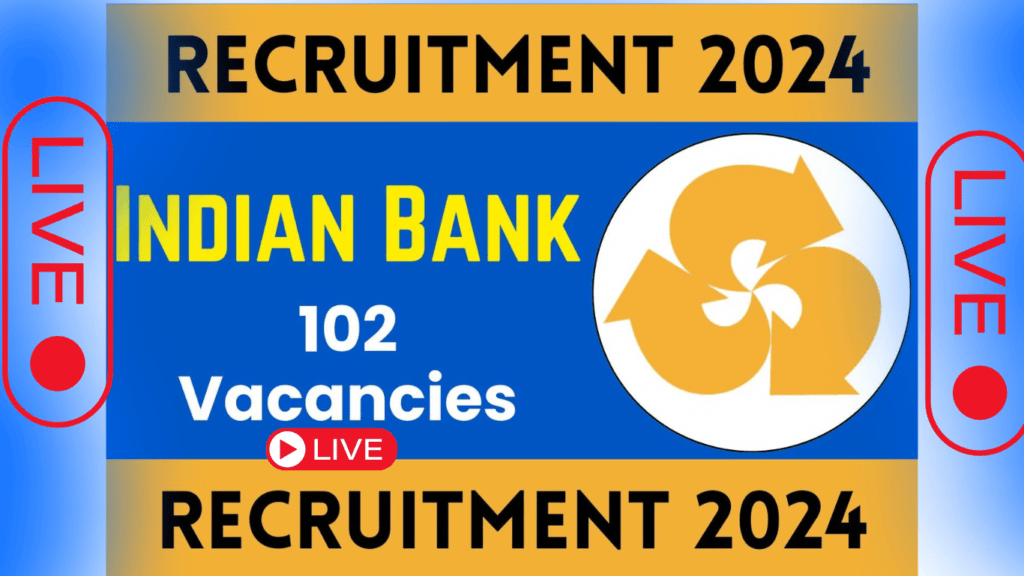 Indian Bank Recruitment 2024