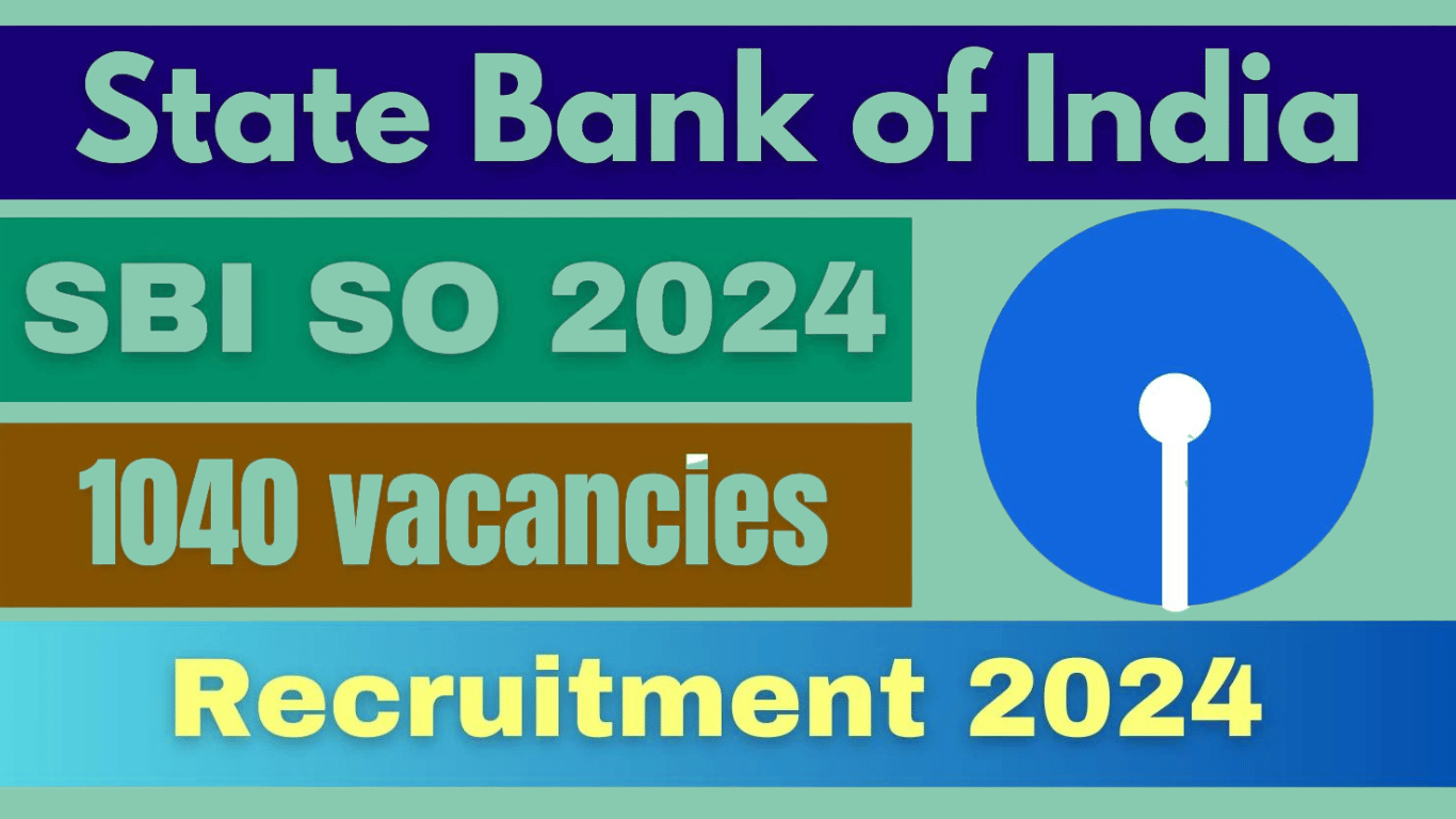 SBI SO Recruitment 2024