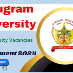 Gurugram University Recruitment 2024