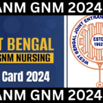 WB ANM GNM Admit Card 2024 live