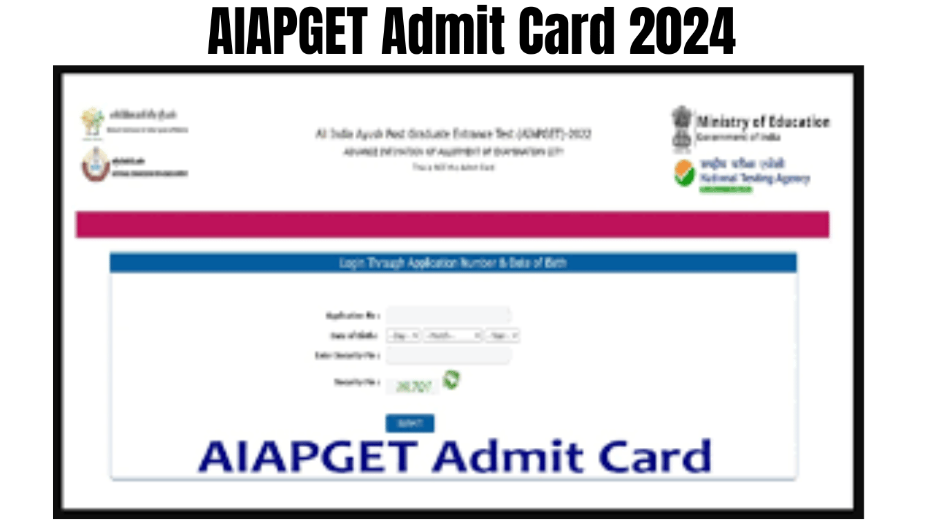 AIAPGET Admit Card 2024