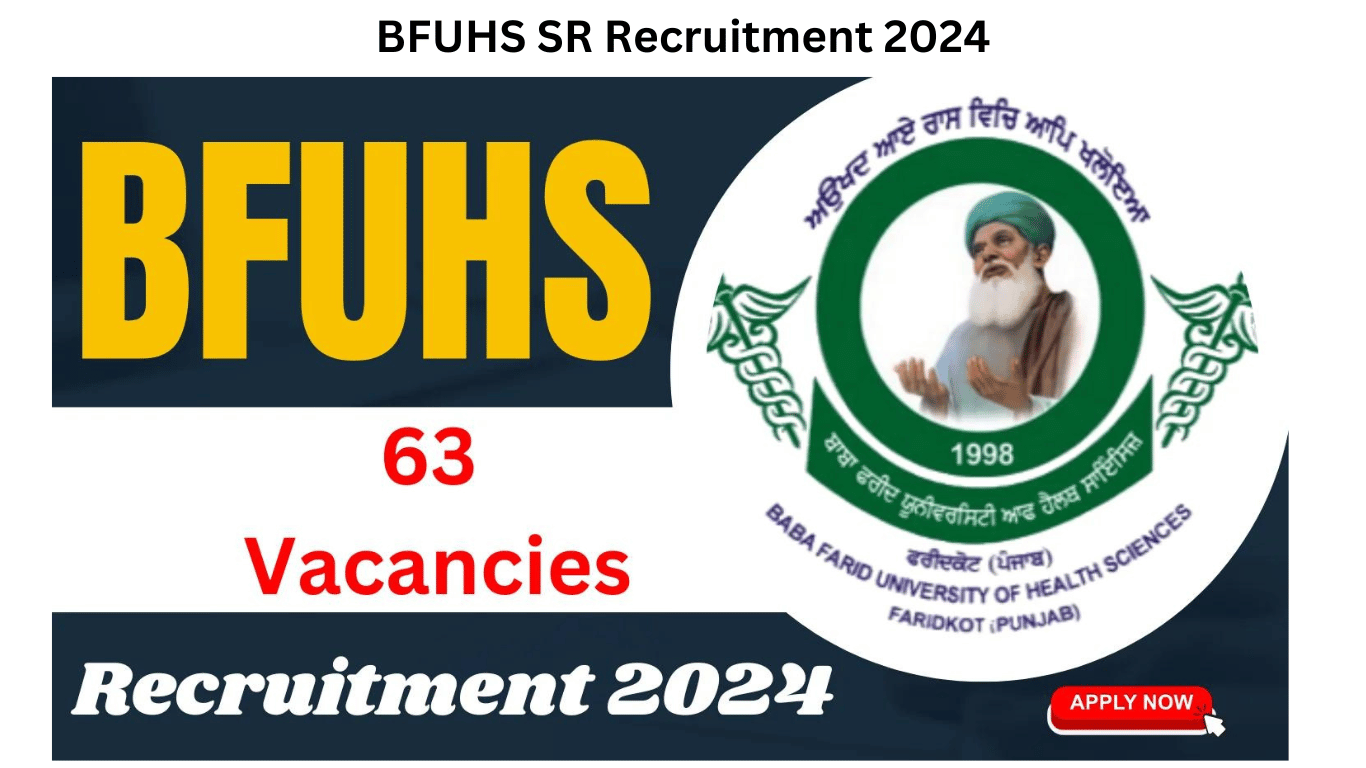 BFUHS SR Recruitment 2024