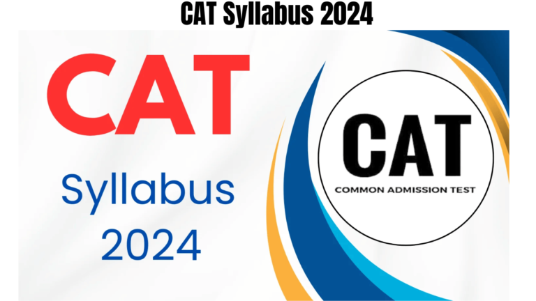 CAT Syllabus 2024