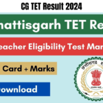 CG TET Result 2024