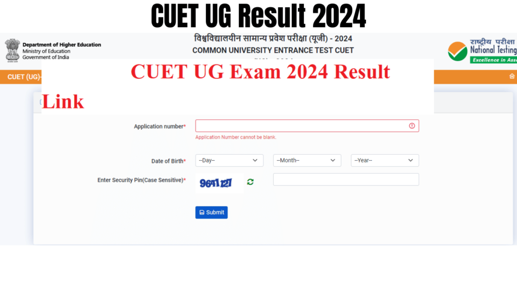 CUET UG Result 2024 Link OUT at cuet.samarth.ac.in Cut off NTA CUET Recruitment Notification Download, Best for you