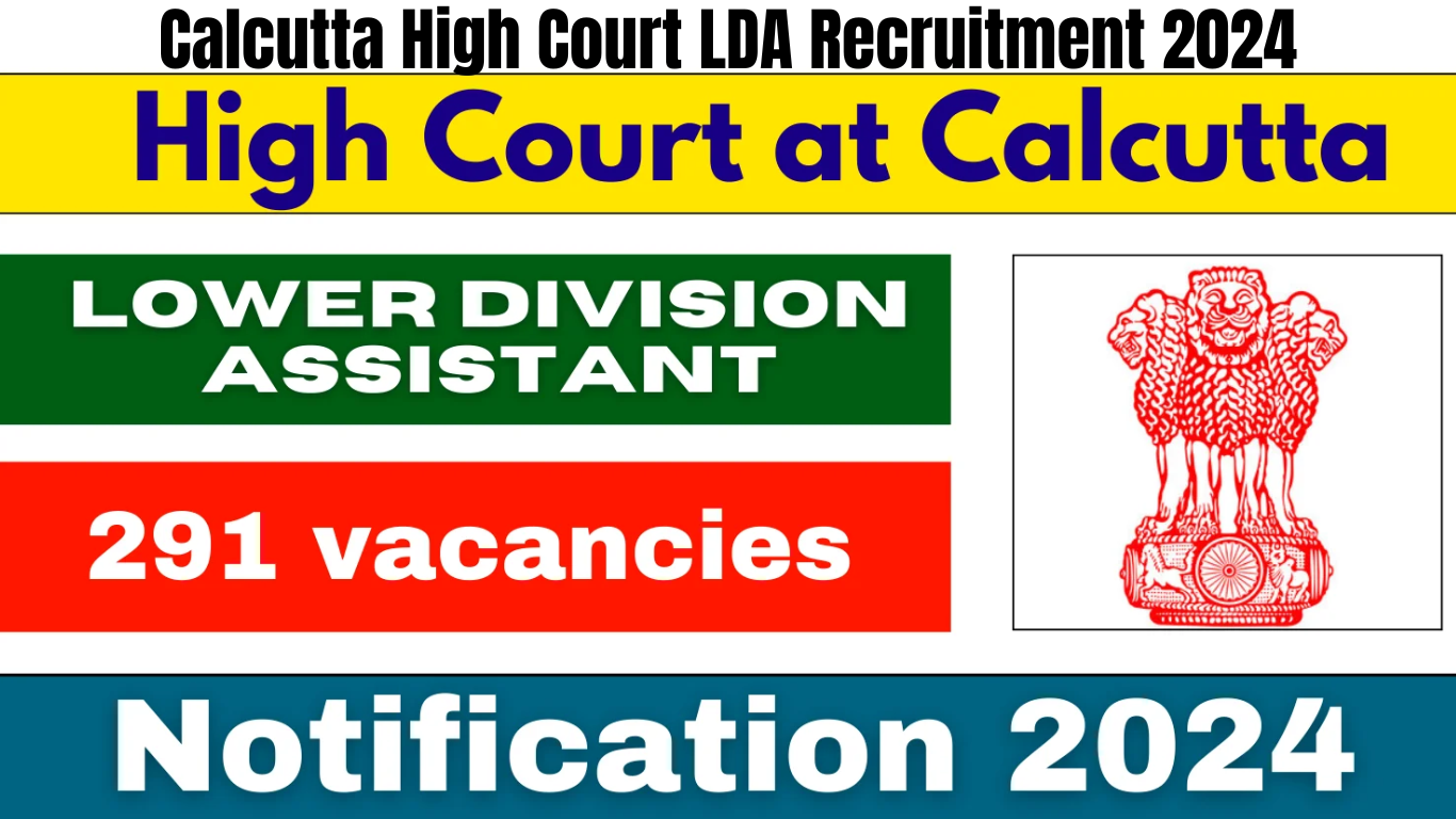 Calcutta High Court LDA Recruitment 2024