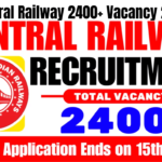 Central Railway 2400+ Vacancy 2024