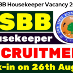 GSBB Housekeeper Vacancy 2024 Walk-in on 26th August, Apply Now, Best for You