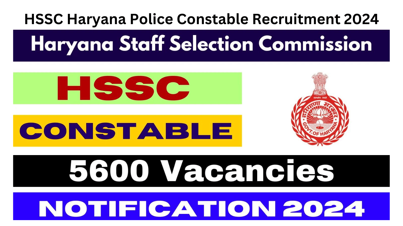 HSSC Haryana Police Constable Recruitment 2024