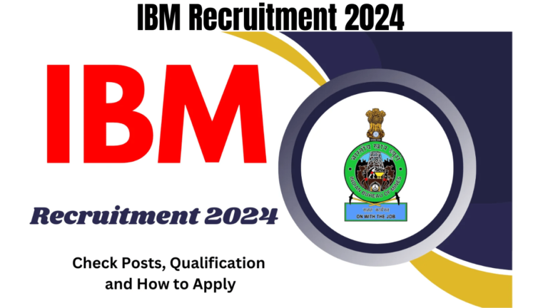 IBM Recruitment 2024