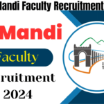 IIT Mandi Faculty Recruitment 2024