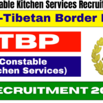 ITBP Constable Kitchen Services Recruitment 2024