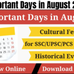 Important Days in August 2024, Check National and International Dates, Best guide