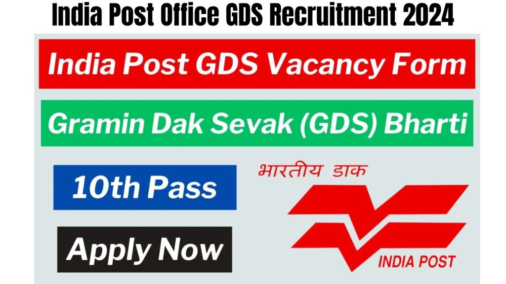 India Post Office GDS Recruitment 2024, Apply Online for Gramin Dak Sevak 44228 Posts, Best for you