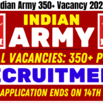 Indian Army 350+ Vacancy 2024