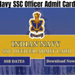 Indian Navy SSC Officer Admit Card 2024