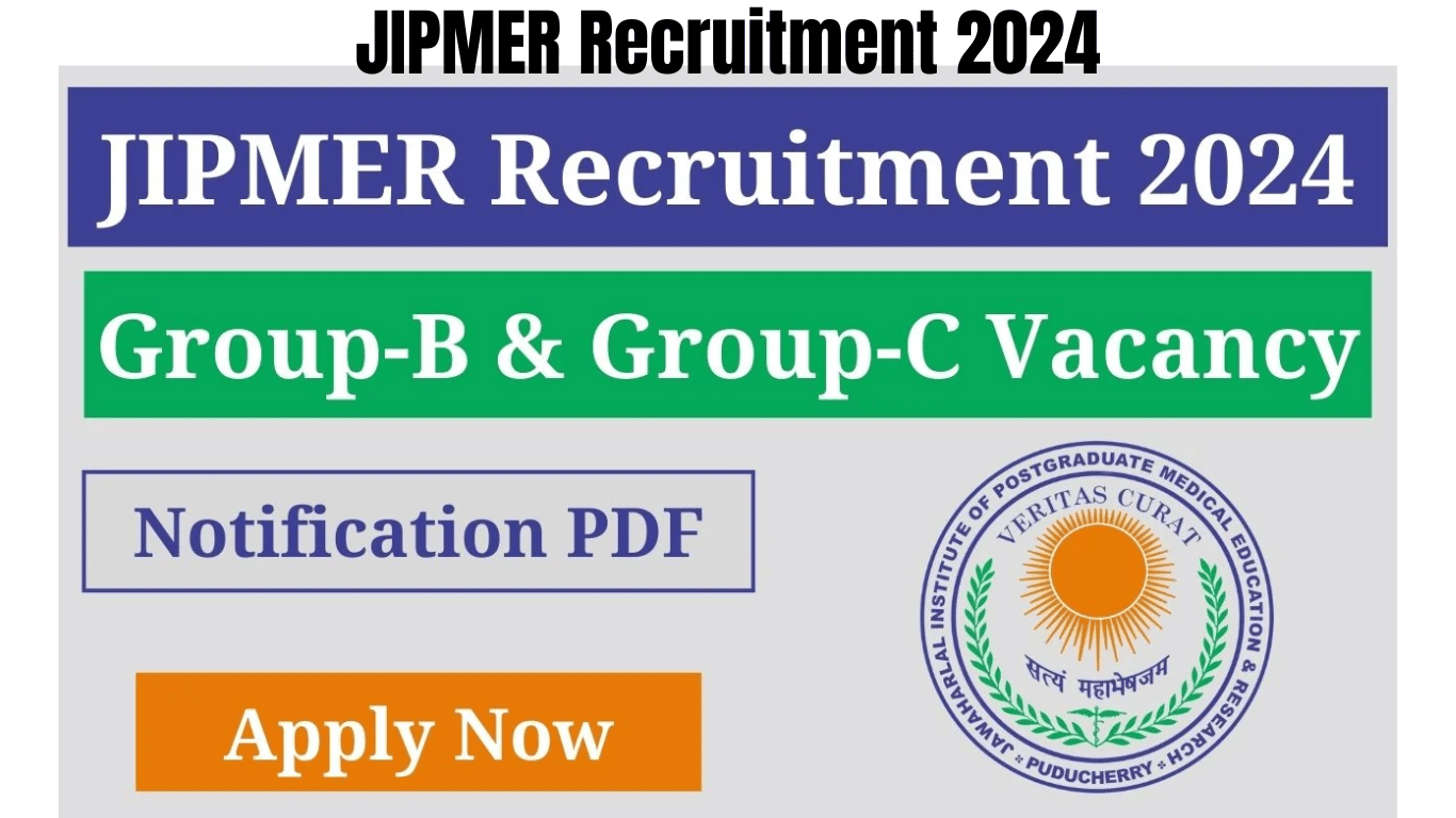 JIPMER Recruitment 2024