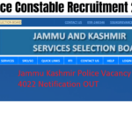 JK Police Constable Recruitment 2024 OUT Notification Download PDF for 4022 Vacancy Apply online Link 4022 Vacancy, Best for you