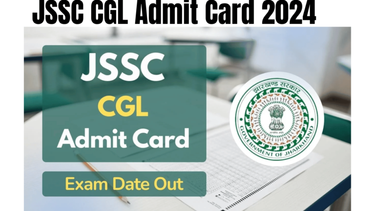 JSSC CGL Admit Card 2024
