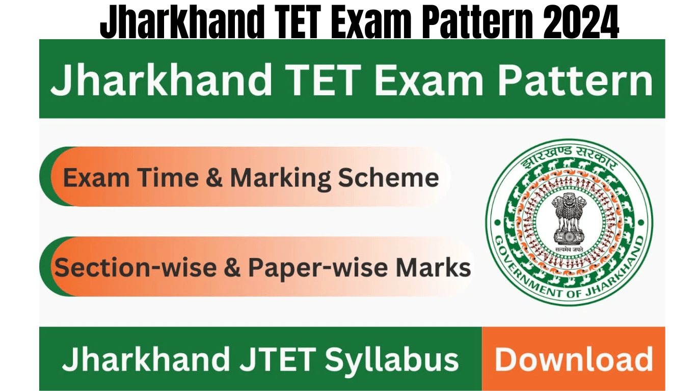 Jharkhand TET Exam Pattern 2024