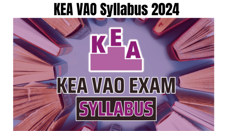 KEA VAO Syllabus 2024